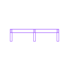Buildings Steel Floor Systems One Way I Beam Engraving Svg Design, Free Vectors File